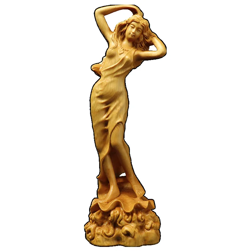 Boxwood carved curly hair beauty god living room car decoration crafts wooden figures home accessories Wenwan
Boxwood carved curly hair beauty god living room car decoration crafts wooden figures home accessories Wenwan