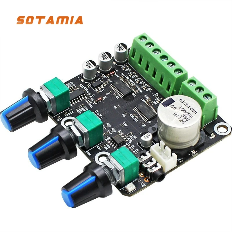 SOTAMIA TPA3110D2 2,1 трехканальный цифровой усилитель мощности плата 2*15 Вт + 30 Вт сабвуфер DIY компьютер HIFI модуль динамика
SOTAMIA TPA3110D2 2,1 трехканальный цифровой усилитель мощности плата 2*15 Вт + 30 Вт сабвуфер DIY компьютер HIFI модуль динамика