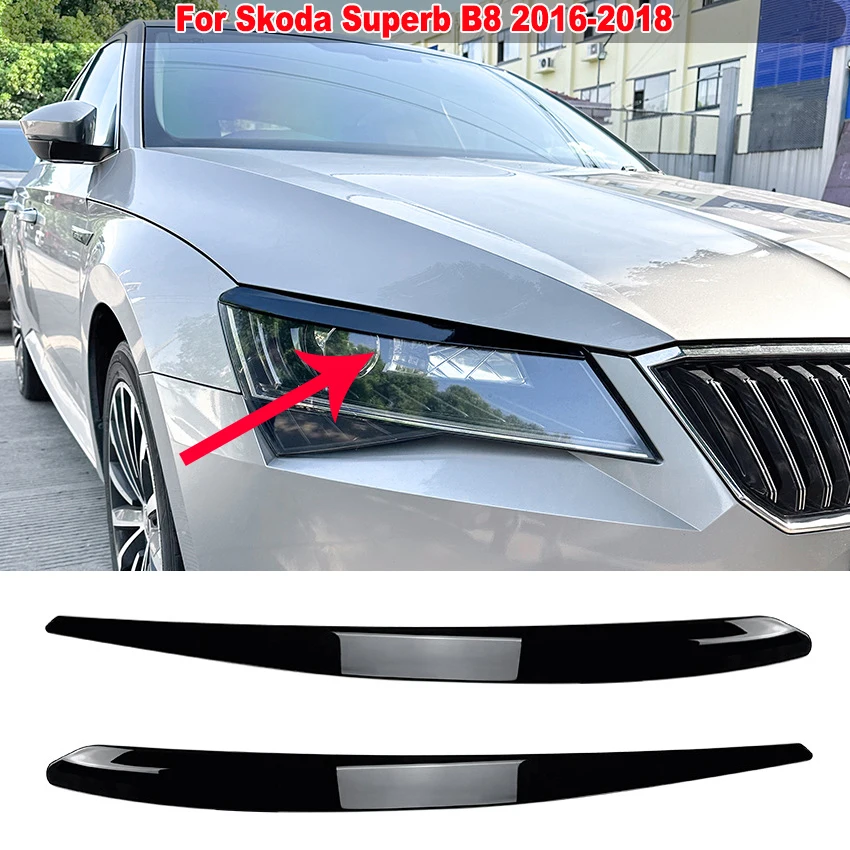 For Skoda Superb B8 2016-2018 Headlight Eyebrow Eyelids Frame Cover Trim Sticker Decoration Protect Anti-scratch Car Accessories
For Skoda Superb B8 2016-2018 Headlight Eyebrow Eyelids Frame Cover Trim Sticker Decoration Protect Anti-scratch Car Accessories