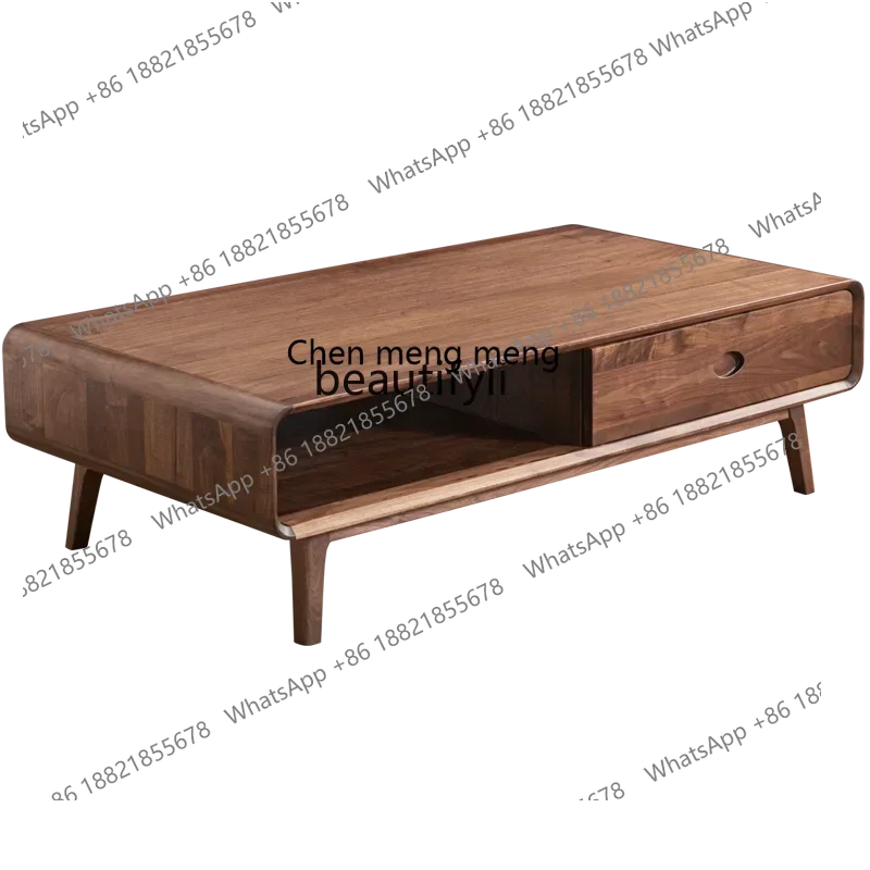 182C Solid Wood Coffee Table Log Tea Table Black Walnut All Solid Wood Square Coffee Table
182C Solid Wood Coffee Table Log Tea Table Black Walnut All Solid Wood Square Coffee Table