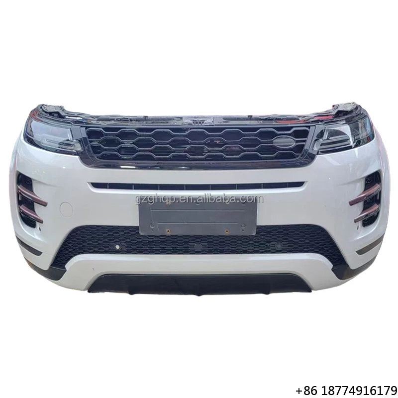 Original Car Front Bumper with Fan Radiator Cooling, Suitable for 2020 Range Rover Evoque White Bumper Body Kit.
Original Car Front Bumper with Fan Radiator Cooling, Suitable for 2020 Range Rover Evoque White Bumper Body Kit.