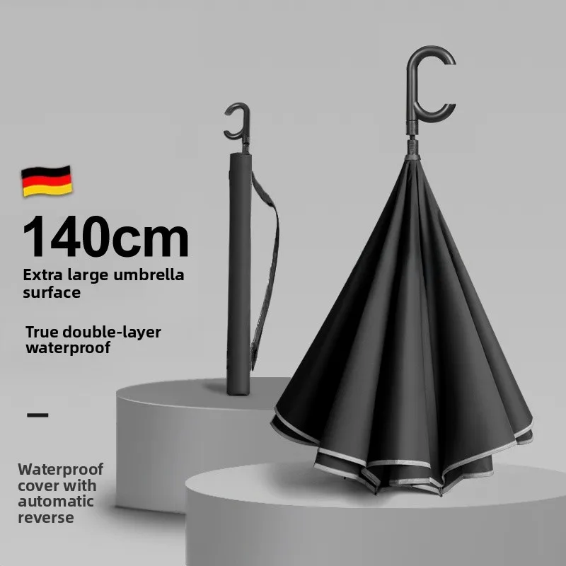 Большой автоматический зонт-трость с длинной ручкой, усиленный, с 6 спицами, для мужчин, для особых случаев, от дождя, для взрослых
Большой автоматический зонт-трость с длинной ручкой, усиленный, с 6 спицами, для мужчин, для особых случаев, от дождя, для взрослых