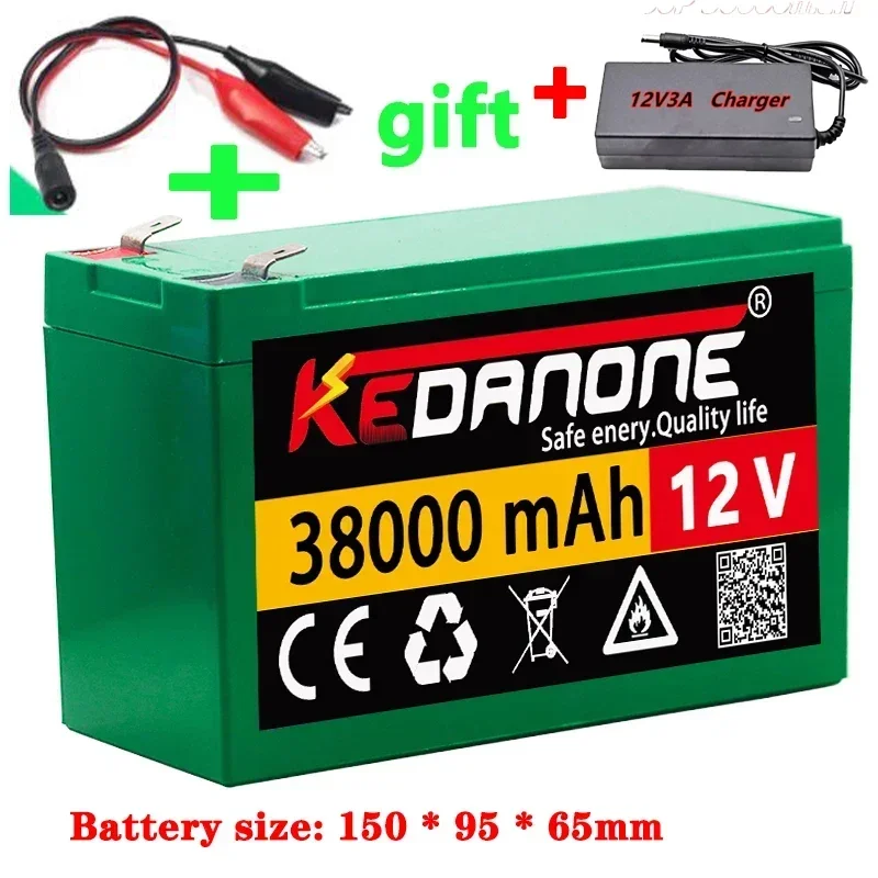 12V38Ah 18650 lithium battery pack 3S7P built-in high current 20A BMS for sprayers, carts, children's electric vehicle batterie
12V38Ah 18650 lithium battery pack 3S7P built-in high current 20A BMS for sprayers, carts, children's electric vehicle batterie