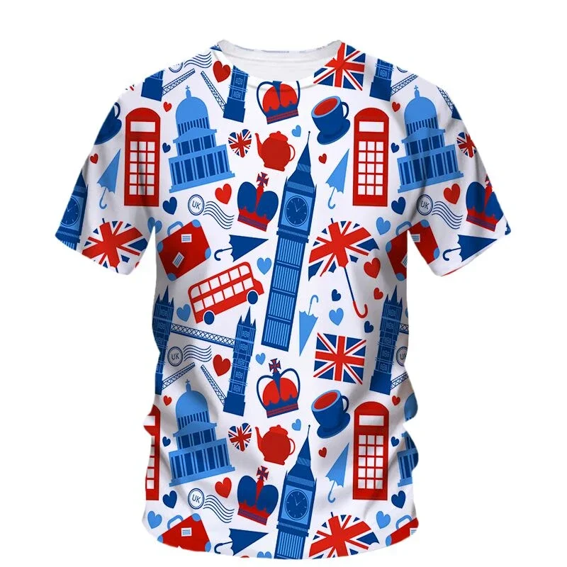 UK 3D printed men's and women's T-shirt summer oversized short-sleeved shirt Harajuku Streetwear T-shirt
UK 3D printed men's and women's T-shirt summer oversized short-sleeved shirt Harajuku Streetwear T-shirt
