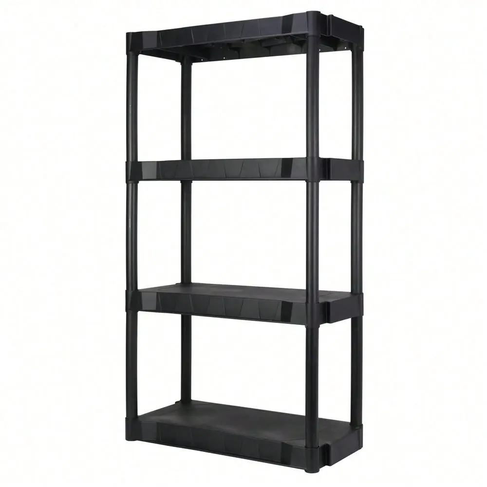 Plastic 4Tier Shelving Unit, 280 Lb Capacity, 56.2x30x13.8 Inches
Plastic 4Tier Shelving Unit, 280 Lb Capacity, 56.2x30x13.8 Inches