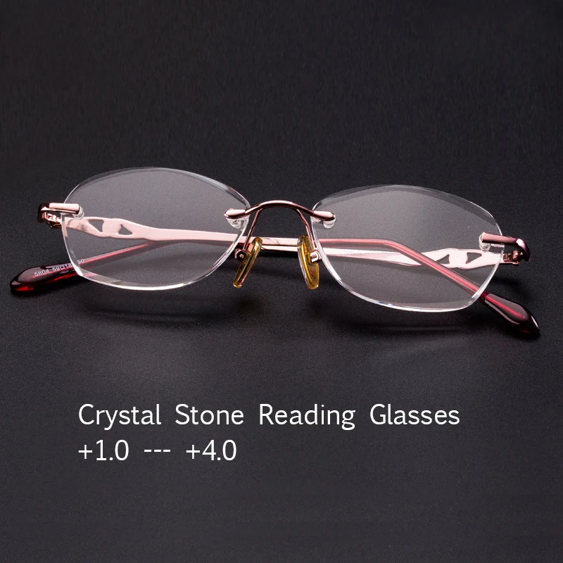 Crystal Glass Reading Glasses Woman Presbyopic Diopter Lens Readers Eyewear Mineral Lens Anti Scratch +1.0 +2.0 +2.5 +3.0 +4.0
Crystal Glass Reading Glasses Woman Presbyopic Diopter Lens Readers Eyewear Mineral Lens Anti Scratch +1.0 +2.0 +2.5 +3.0 +4.0