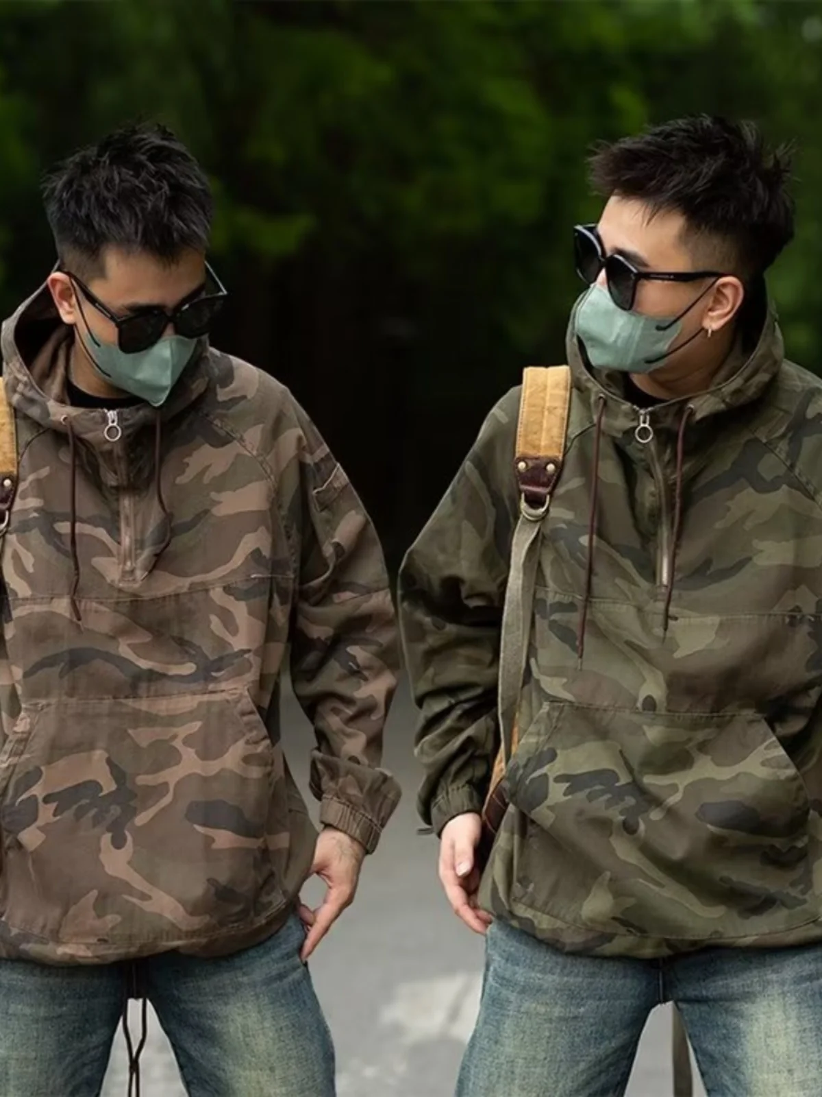 Camouflage Outdoor Workwear Jacket Autumn Winter Half Zip Functional Coat Retro American Casual Outerwear with Hood for Youth
Camouflage Outdoor Workwear Jacket Autumn Winter Half Zip Functional Coat Retro American Casual Outerwear with Hood for Youth