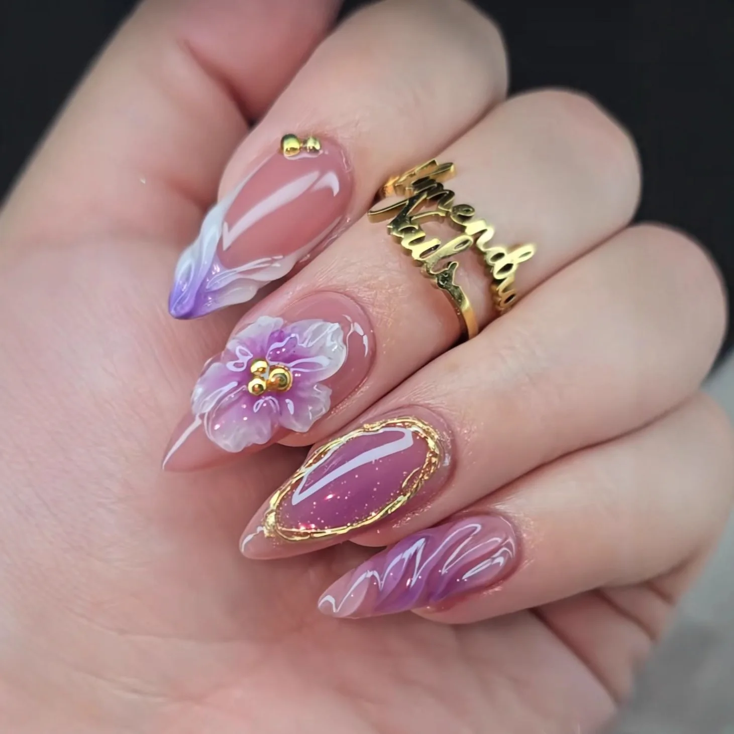 24PCS French Embossed 3D Press on Nail Gel 3D Flower Gold Beads Almond Shape Tablets Fake Nails Sweet Cute Style for Women Girls
24PCS French Embossed 3D Press on Nail Gel 3D Flower Gold Beads Almond Shape Tablets Fake Nails Sweet Cute Style for Women Girls