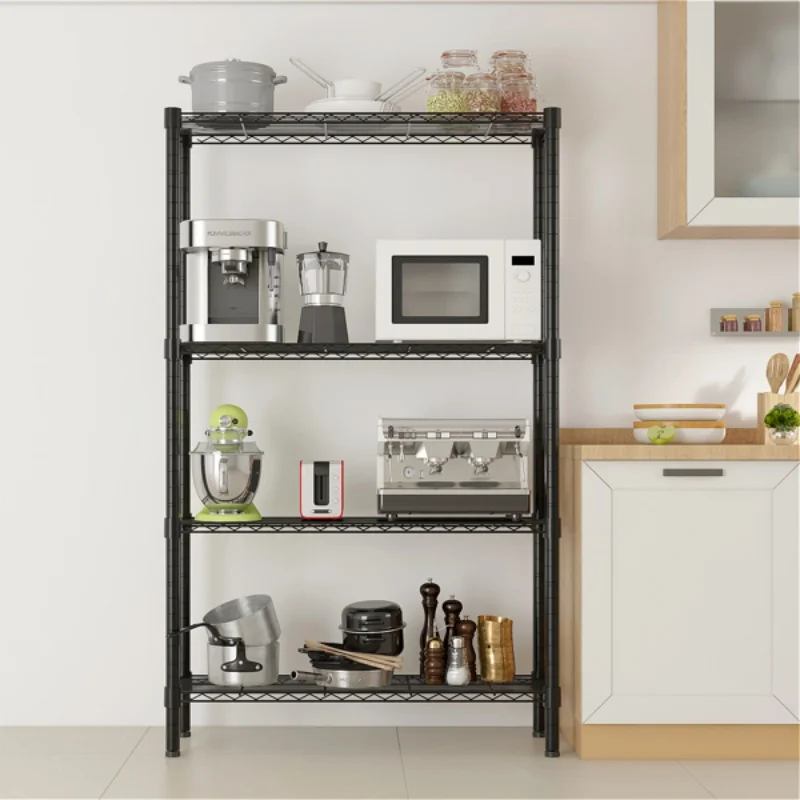 4-Layer Plastic Coated Iron Shelf Multi-Functional Kitchen Dormi Floor Standing Multi-Layer Batoom Storage Ra Microwave Oven
4-Layer Plastic Coated Iron Shelf Multi-Functional Kitchen Dormi Floor Standing Multi-Layer Batoom Storage Ra Microwave Oven