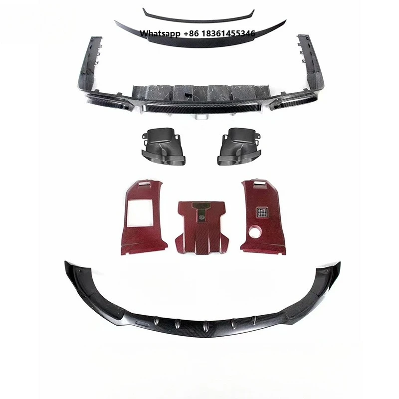 For Dry Carbon Fiber Front Lip Spoiler Rear Diffuser E Class W213 E63 2017- Durable Premium Car Accessories R Style 900 Body Kit
For Dry Carbon Fiber Front Lip Spoiler Rear Diffuser E Class W213 E63 2017- Durable Premium Car Accessories R Style 900 Body Kit