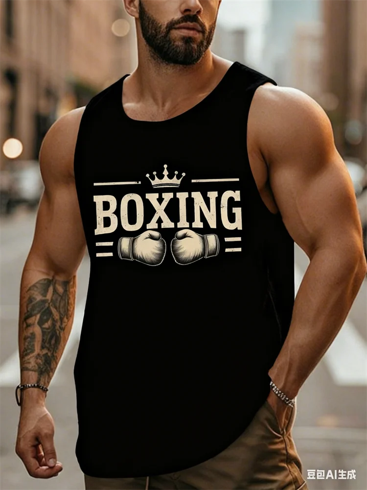 Dazzling Cool Boxing Printed Men's Tank Top Daily Fighting Training O-Neck Sleeveless T-shirt Leisure Fashion Quick Dry Pullover
Dazzling Cool Boxing Printed Men's Tank Top Daily Fighting Training O-Neck Sleeveless T-shirt Leisure Fashion Quick Dry Pullover
