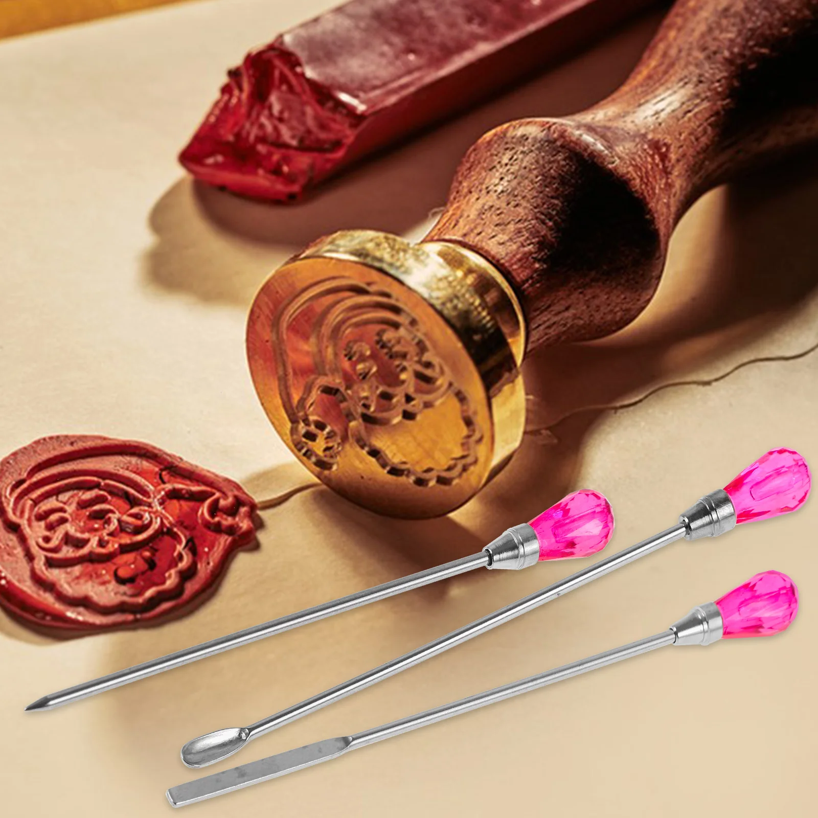 3pcs Wax Seal Stamp Tool Gold Powder Scoop Stirring Rod For Resin Epoxy Mixing Metal Paint Stirrer Craft Sealing Kit
3pcs Wax Seal Stamp Tool Gold Powder Scoop Stirring Rod For Resin Epoxy Mixing Metal Paint Stirrer Craft Sealing Kit