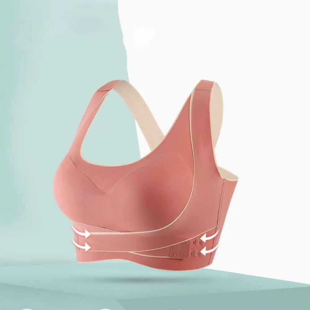 Shockproof Wireless Padded Sports Bra Gathering Breathable Training Fitness Bra Front Adjustable Buckle Comfortable
Shockproof Wireless Padded Sports Bra Gathering Breathable Training Fitness Bra Front Adjustable Buckle Comfortable