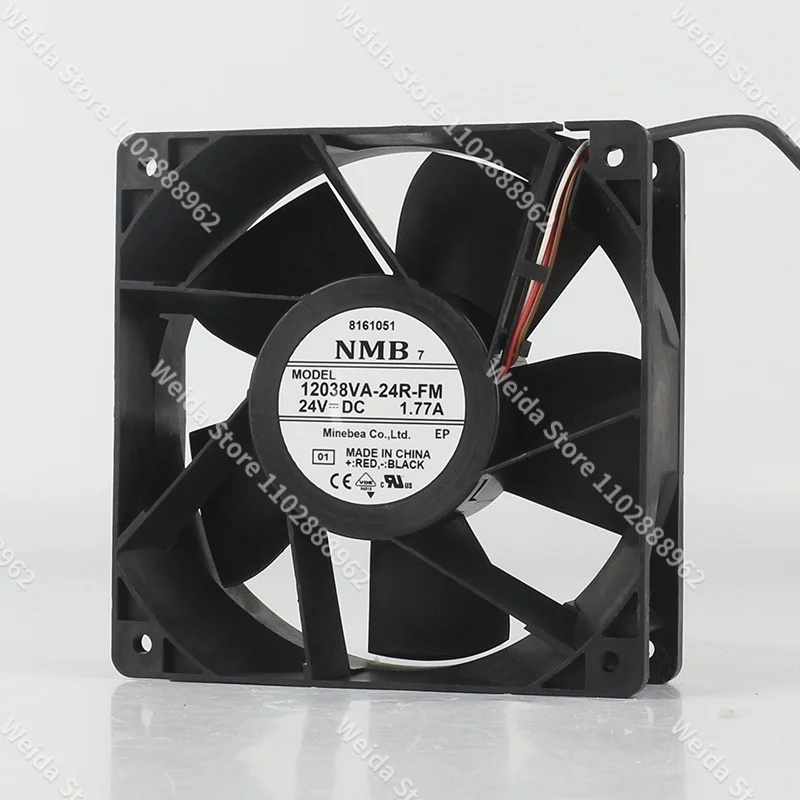 NMB 12038VA-24R-FM 12038 120X120X38MM 5V 12V 48V DC24V 1.77A 4-wire high-volume variable-frequency fan
NMB 12038VA-24R-FM 12038 120X120X38MM 5V 12V 48V DC24V 1.77A 4-wire high-volume variable-frequency fan