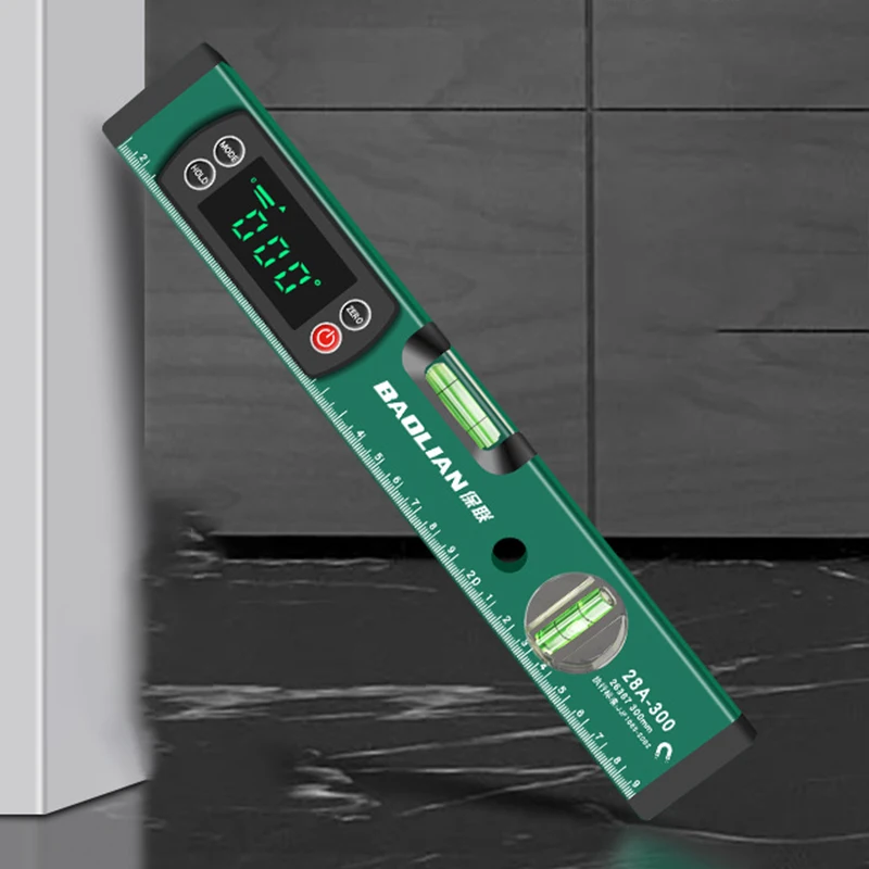 Strong Magnetic Level Ruler Digital High-precision Spirit Level Portable Electronic Measure Tool Woodworking Measuring Tools