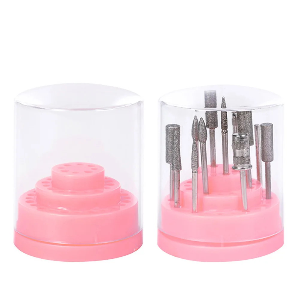 Nail Drill Bit Organizer 48 Holes Plastic Storage Box Dustproof Container Professional Home Use Nail Bit Holder Display
Nail Drill Bit Organizer 48 Holes Plastic Storage Box Dustproof Container Professional Home Use Nail Bit Holder Display