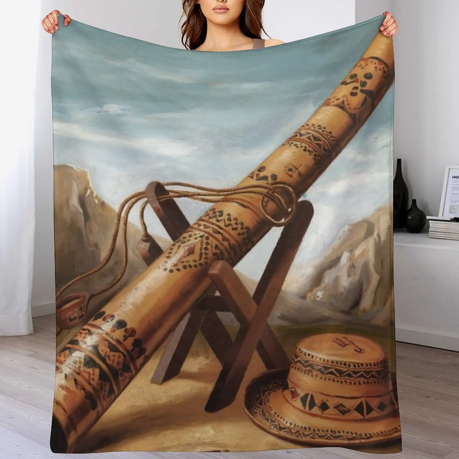 DIDGERIDOO. Didgeridoo player Throw Blanket Weighted Blankets For Bed Thermal Blankets
DIDGERIDOO. Didgeridoo player Throw Blanket Weighted Blankets For Bed Thermal Blankets