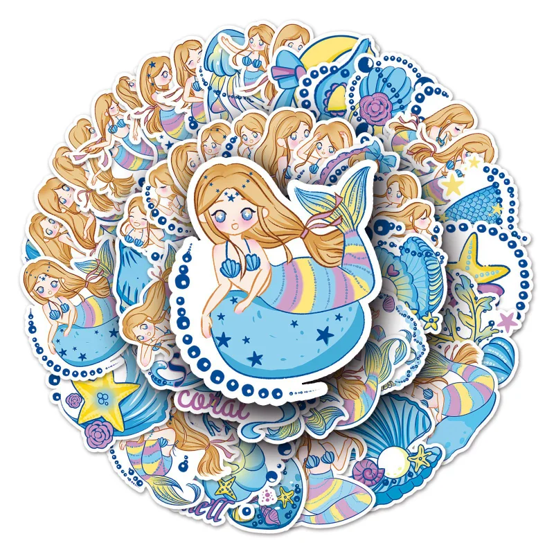 50PCS Mermaid graffiti party party birthday party door tag stickers diy waterproof party stickers
50PCS Mermaid graffiti party party birthday party door tag stickers diy waterproof party stickers