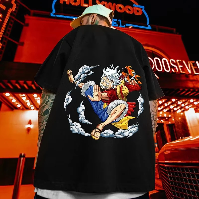 Luffy Animation T-Shirt Clothing 100% Cotton 2025 Summer Retro Fashion Men's and Women's Cotton Streetwear
Luffy Animation T-Shirt Clothing 100% Cotton 2025 Summer Retro Fashion Men's and Women's Cotton Streetwear