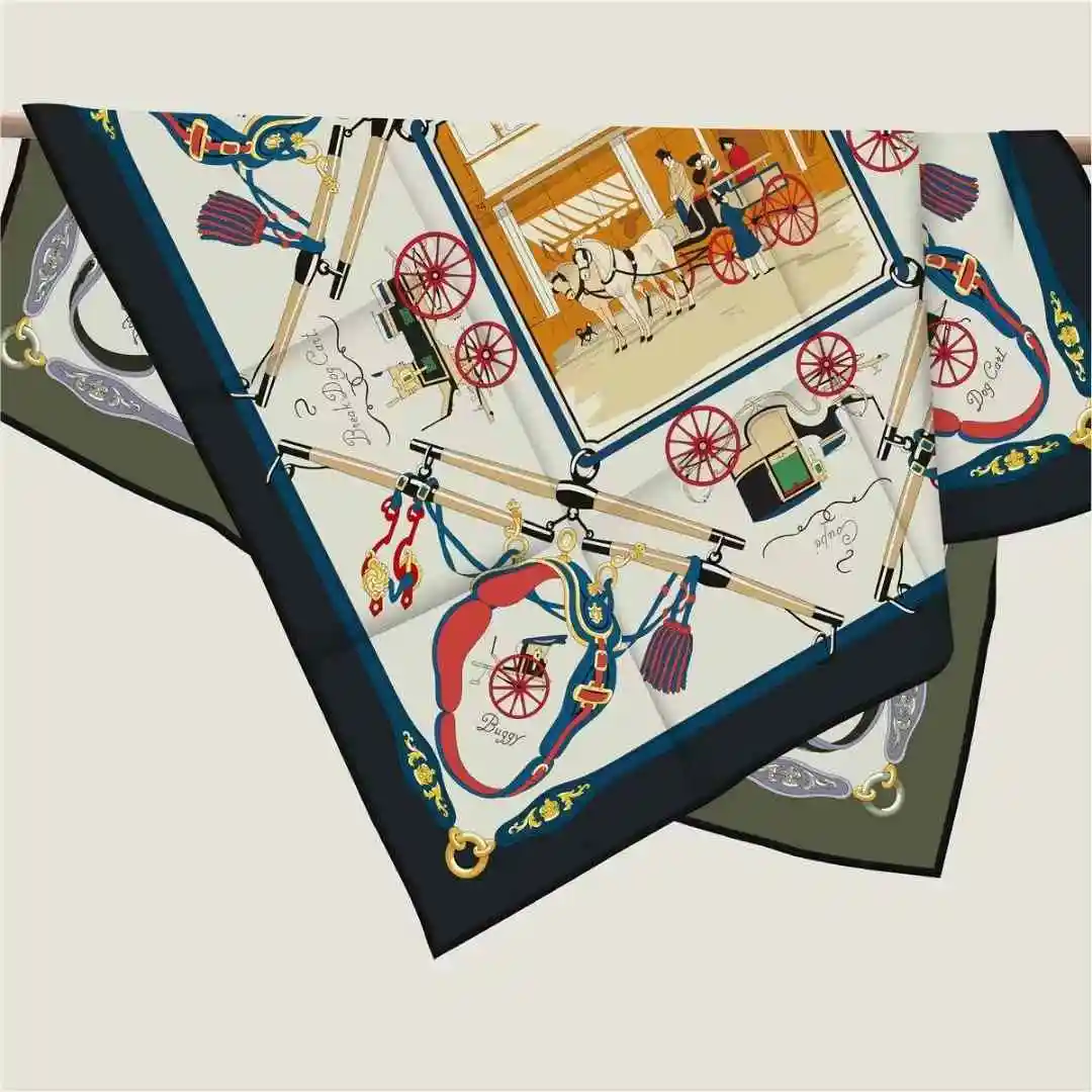 Luxury Designer Twill Silk Scarf 90cm Women Square Bandanas Shawls Foulard Neck Head Accessories Hair Belt Decoration Gift
Luxury Designer Twill Silk Scarf 90cm Women Square Bandanas Shawls Foulard Neck Head Accessories Hair Belt Decoration Gift