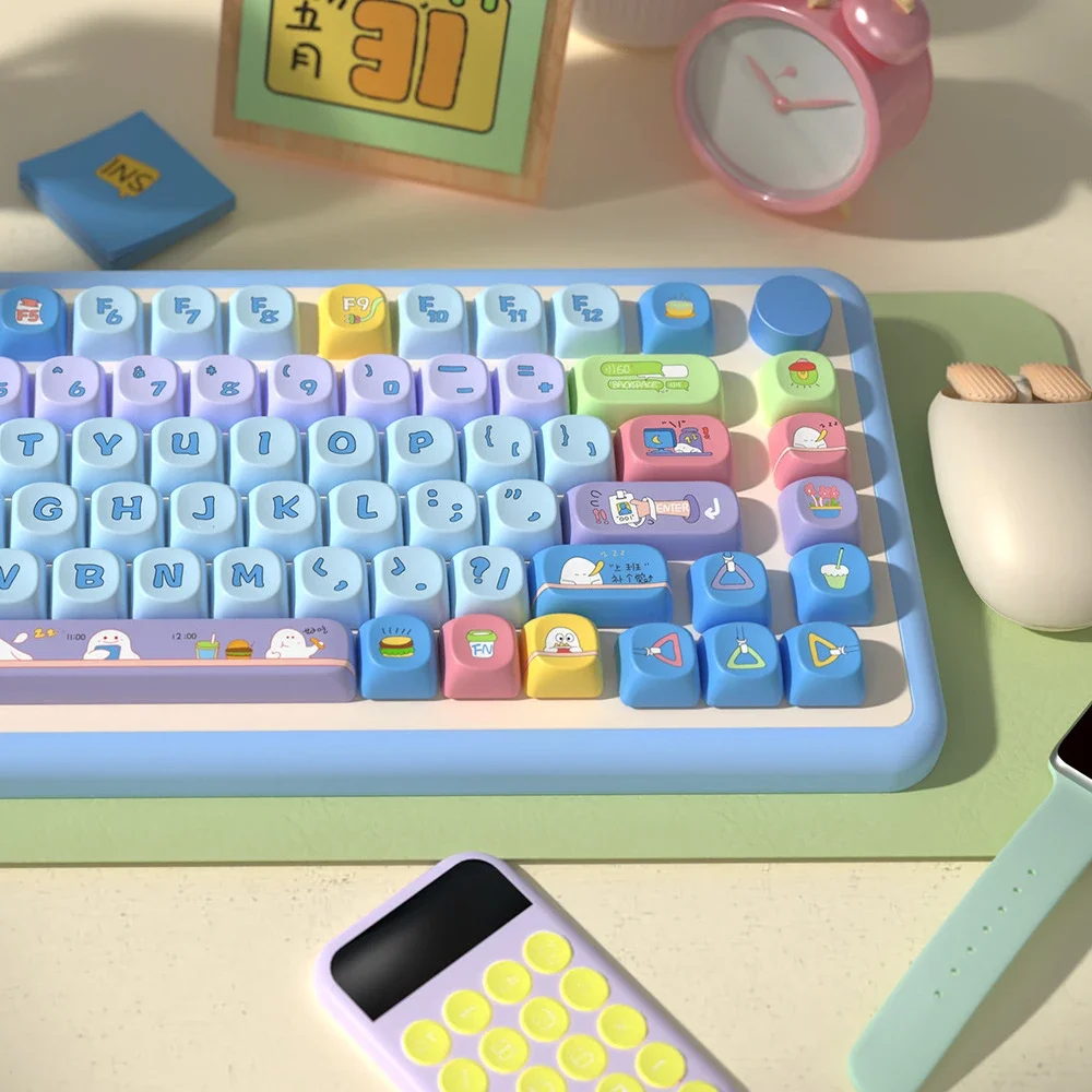 Work eggs, original keycaps MCA highly personalized customized adaptation pbt thermal sublimation mechanical keyboard cap
Work eggs, original keycaps MCA highly personalized customized adaptation pbt thermal sublimation mechanical keyboard cap