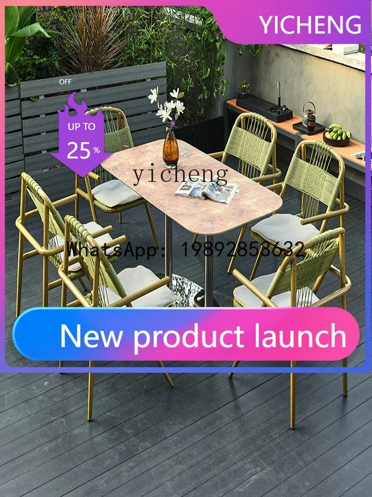 Outdoor Desk-Chair Three-Piece Courtyard Villa Garden Terrace Balcony Rattan Chair Outdoor Occasional Table
Outdoor Desk-Chair Three-Piece Courtyard Villa Garden Terrace Balcony Rattan Chair Outdoor Occasional Table