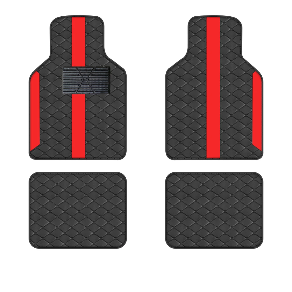 4pcs Luxury Carpet Floor Mat Set For Left-Hand Drive Universal Car Mat Protection Pad Pu Leather For Wear-Resistant Non Slip
4pcs Luxury Carpet Floor Mat Set For Left-Hand Drive Universal Car Mat Protection Pad Pu Leather For Wear-Resistant Non Slip