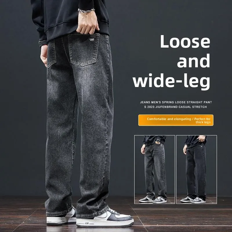 Elastic Casual Jeans Men's plus Size Loose Straight Work Pants Autumn Winter New Wear Resistant Labor Protection Cotton Polye...
Elastic Casual Jeans Men's plus Size Loose Straight Work Pants Autumn Winter New Wear Resistant Labor Protection Cotton Polye...