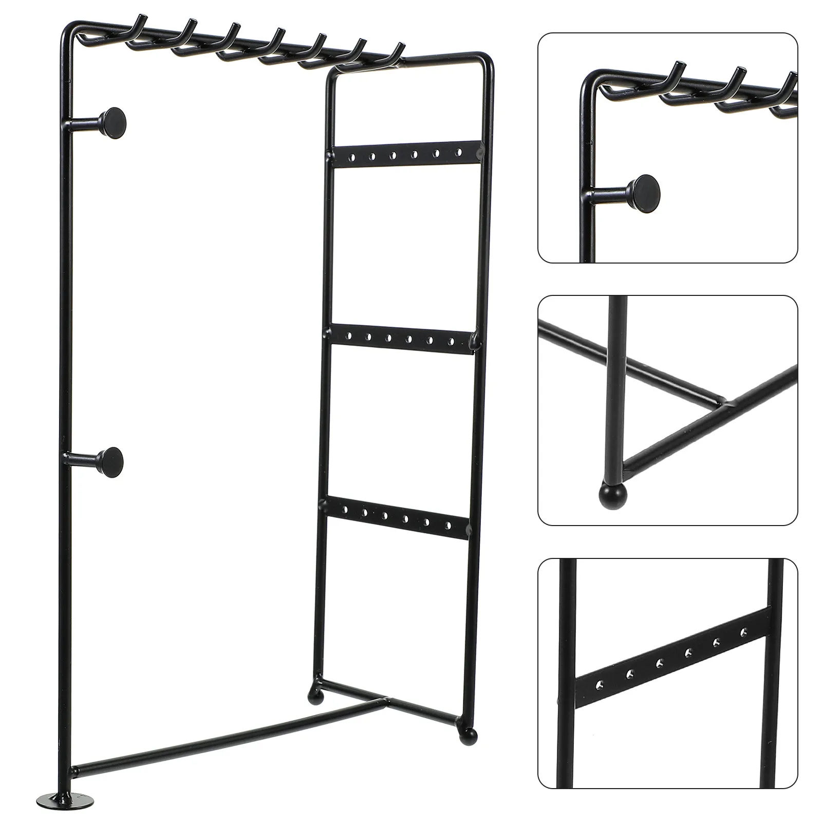 Jewelry Organizer Stand Earring Holder Display Rack Heavy Duty Iron Construction Stable Base for Hanging Earrings Desktop
Jewelry Organizer Stand Earring Holder Display Rack Heavy Duty Iron Construction Stable Base for Hanging Earrings Desktop