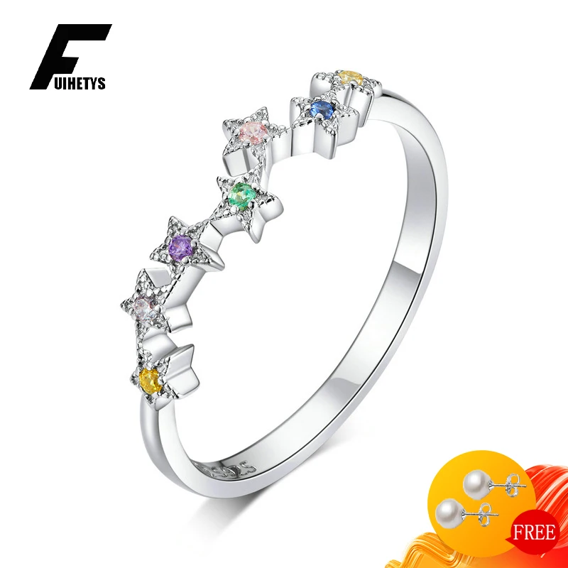 Trendy Ring s925 Silver Jewelry with Zircon Gemstone Star Shape Finger Rings for Women Wedding Promise Party Ornaments Wholesale
Trendy Ring s925 Silver Jewelry with Zircon Gemstone Star Shape Finger Rings for Women Wedding Promise Party Ornaments Wholesale