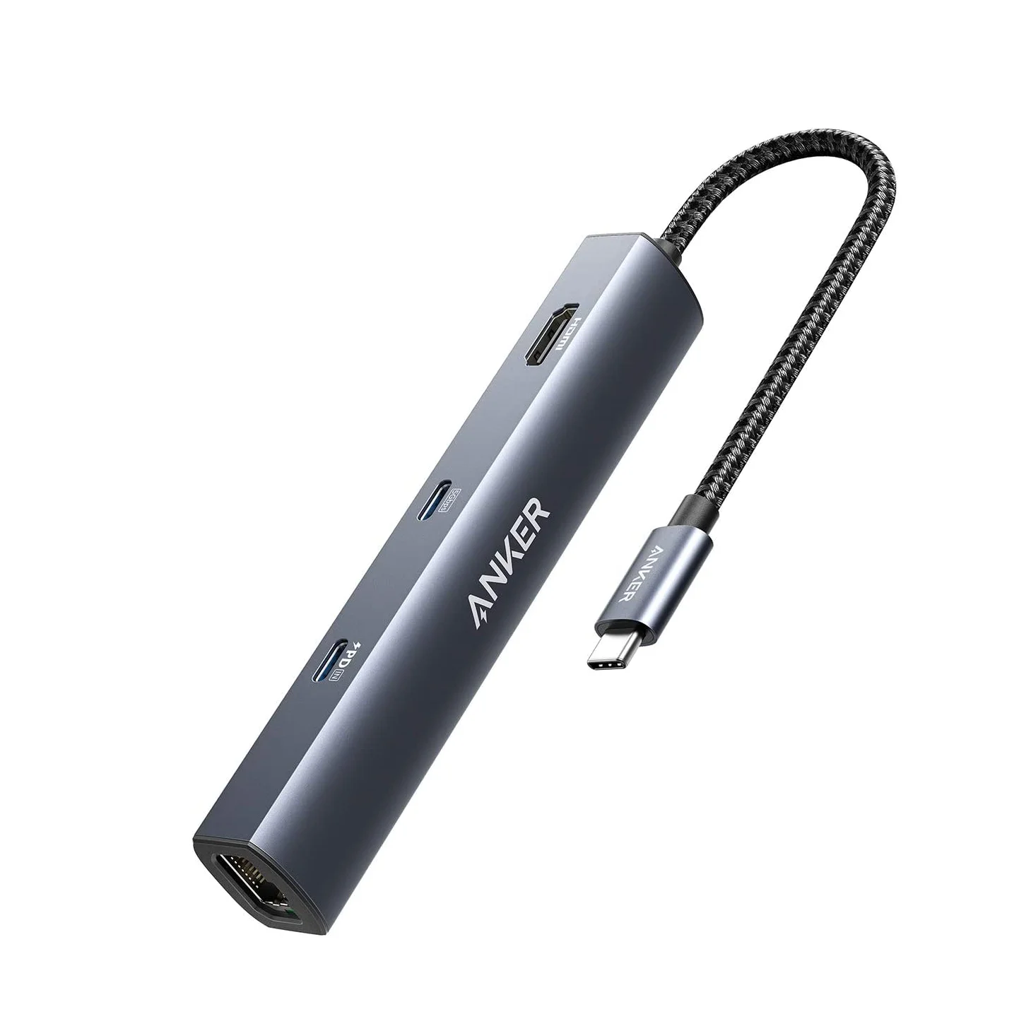 Anker PowerExpand 6-in-1 USB C PD Hub With 65W Power Delivery 4KHDMI 1Gbps Ethernet 2 USB 3.0 Data Ports 
Anker PowerExpand 6-in-1 USB C PD Hub With 65W Power Delivery 4KHDMI 1Gbps Ethernet 2 USB 3.0 Data Ports