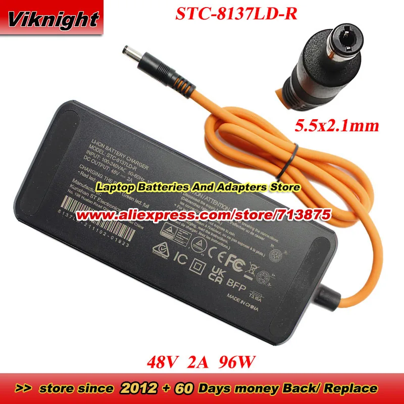 STC-8137LD-R AC Adapter For ST 48V 2A 96W SHC-8100LD with 5.5x2.1mm tip Power Supply
STC-8137LD-R AC Adapter For ST 48V 2A 96W SHC-8100LD with 5.5x2.1mm tip Power Supply