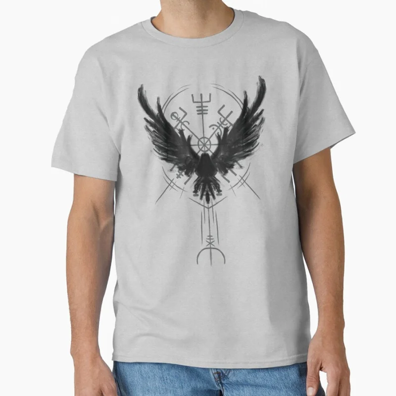 Odin’s Compass – Enchanted Raven Sigil Norse Mythology Gift T shirt Large size Tops Viking God Graphic tee Printed mens Clothes
Odin’s Compass – Enchanted Raven Sigil Norse Mythology Gift T shirt Large size Tops Viking God Graphic tee Printed mens Clothes