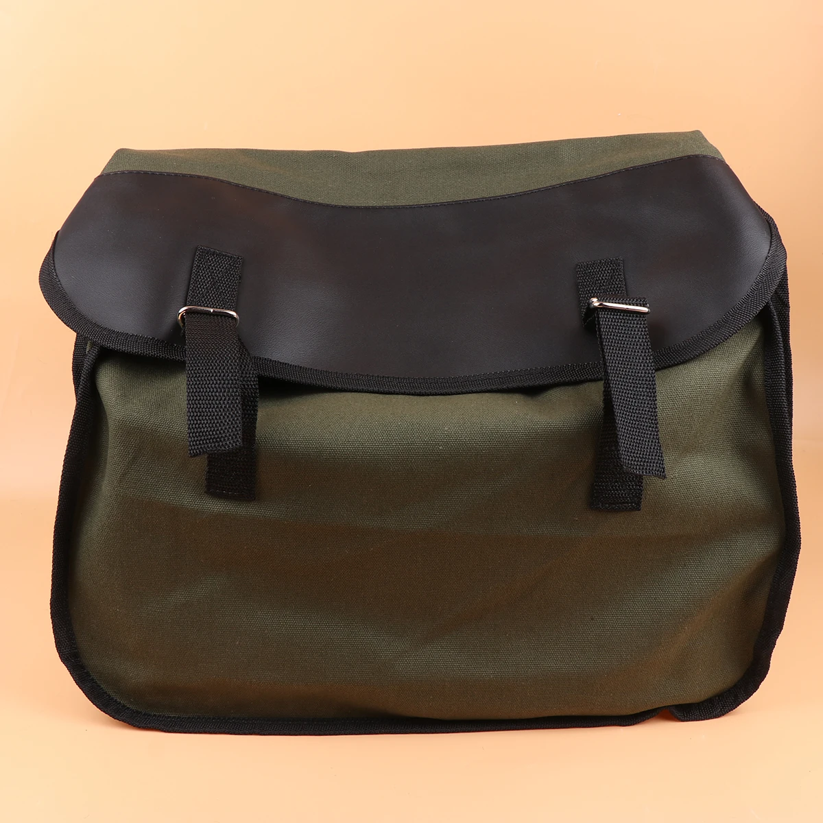 Double Pouches Khaki Canvas Bike Rear Bag Large Capacity Storage Pouch Travel Picnic Seat Organizer with Side Zipper Pocket
Double Pouches Khaki Canvas Bike Rear Bag Large Capacity Storage Pouch Travel Picnic Seat Organizer with Side Zipper Pocket