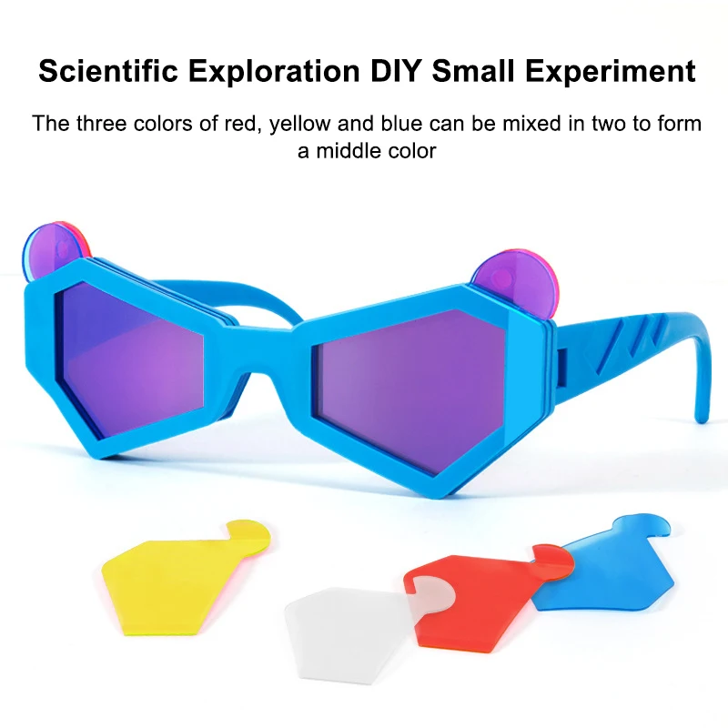 【Q】Scientific Experiment Color Changing Glasses Three Primary Color Optical Physics Science Experiment Kid Teaching Educational
【Q】Scientific Experiment Color Changing Glasses Three Primary Color Optical Physics Science Experiment Kid Teaching Educational