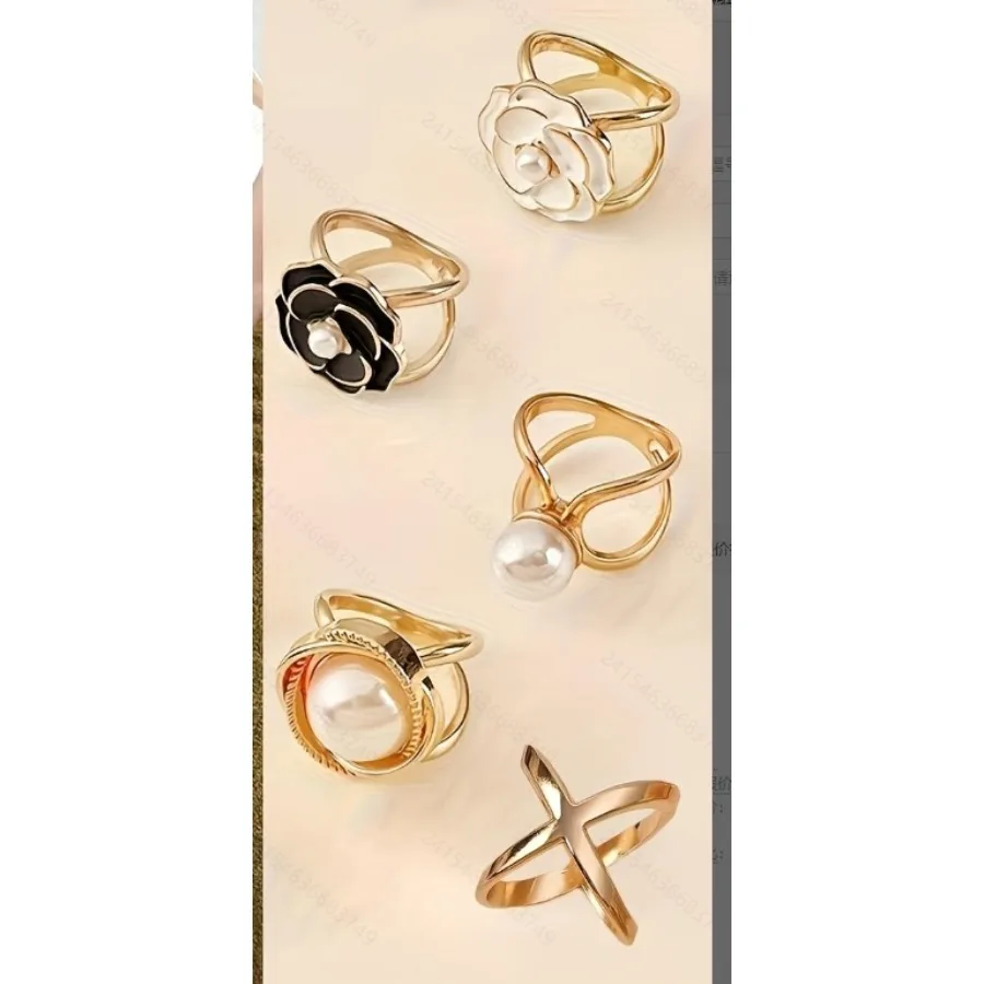 5PCS Women's Casual Gold Silk Scarf Buckle Scarf Fixed Buckle Corner Buckle Set Accessories Women Brooch
5PCS Women's Casual Gold Silk Scarf Buckle Scarf Fixed Buckle Corner Buckle Set Accessories Women Brooch