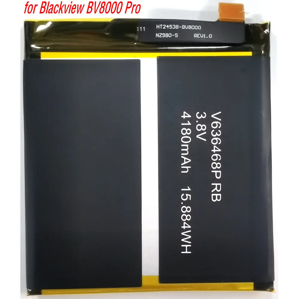 3.8V 4180mAh V636468P Battery for Blackview BV8000 Pro Mobile Phone
3.8V 4180mAh V636468P Battery for Blackview BV8000 Pro Mobile Phone