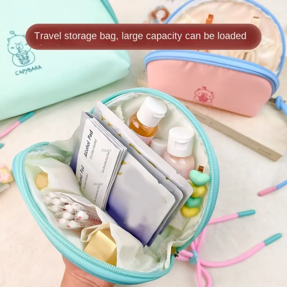 Color Blocking Capybara Makeup Bag Large Capacity Lightweight Cute Cosmetic Bag Waterproof Korean Style
Color Blocking Capybara Makeup Bag Large Capacity Lightweight Cute Cosmetic Bag Waterproof Korean Style
