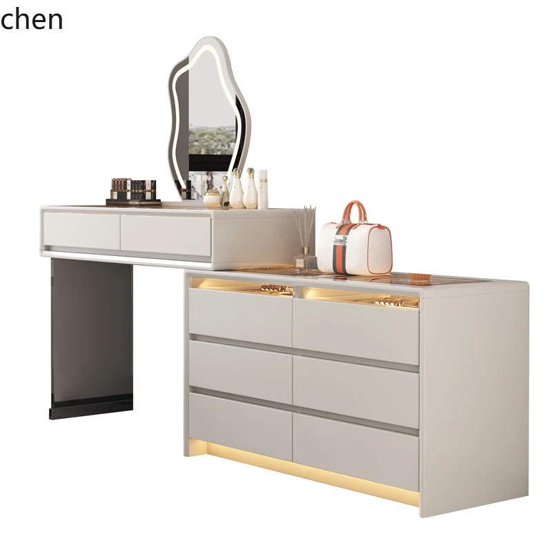 HTT minimalist dresser chest integrated modern minimalist with atmosphere bedroom bedside cabinet storage makeup table
HTT minimalist dresser chest integrated modern minimalist with atmosphere bedroom bedside cabinet storage makeup table
