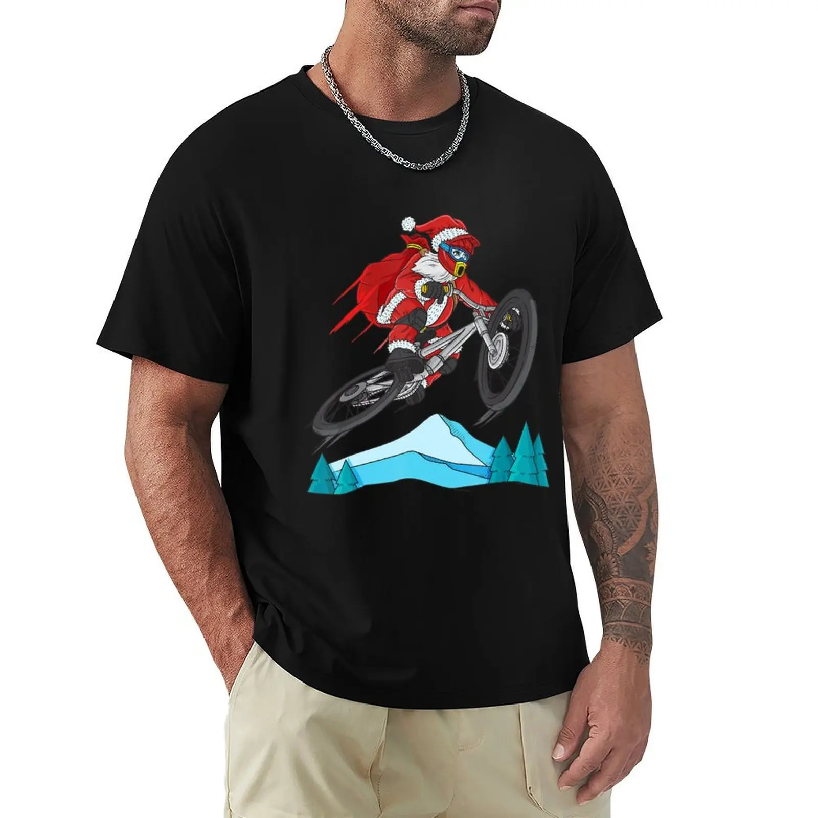 Mountain Bike Santa Claus Mtb Bmx Christmas T-Shirt anime t shirts Man t-shirt black t shirts for men
Mountain Bike Santa Claus Mtb Bmx Christmas T-Shirt anime t shirts Man t-shirt black t shirts for men