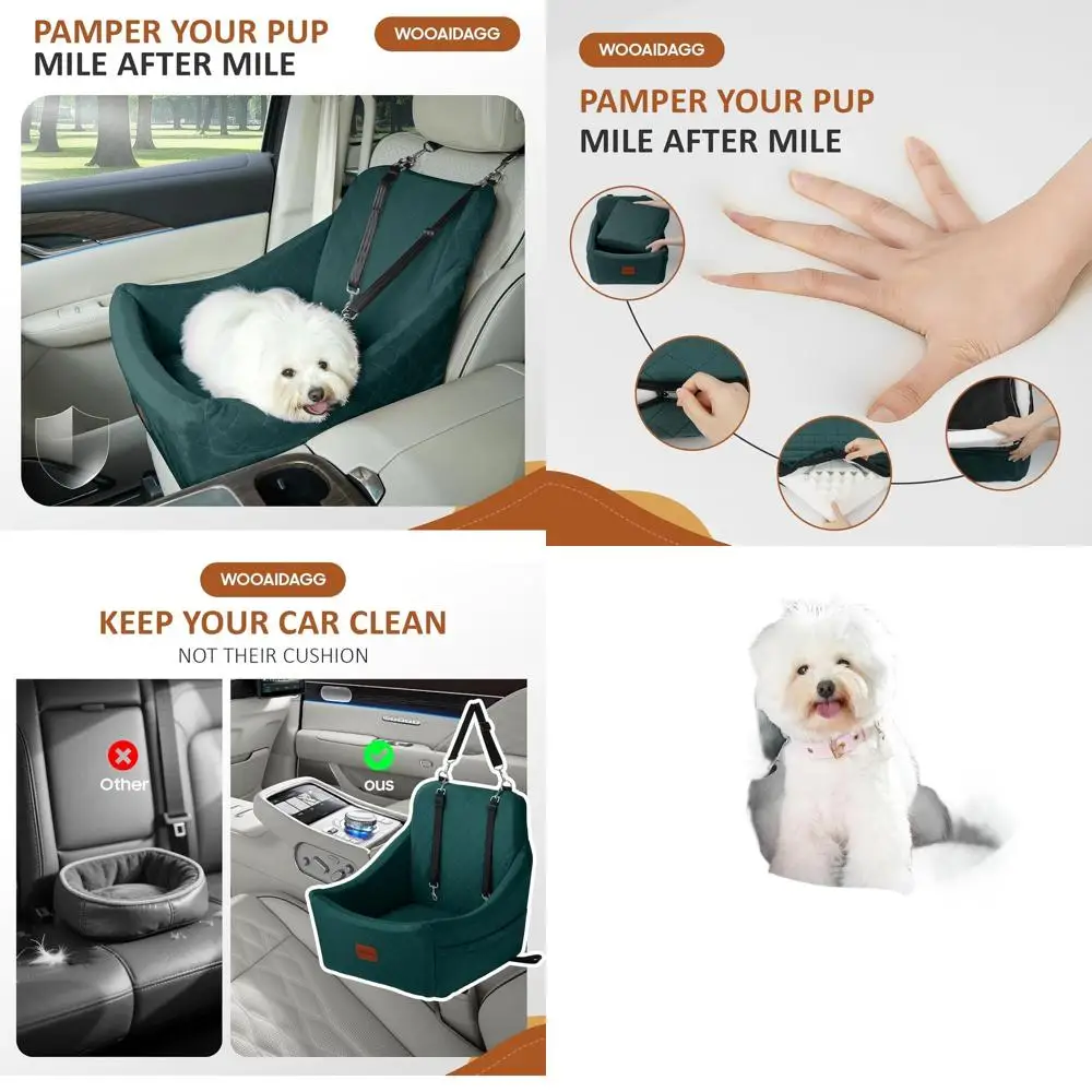 Портативное автокресло для собак с ремнем безопасности, съемное и моющееся, идеально подходит для средних собак, простое в установке (зеленое)
Портативное автокресло для собак с ремнем безопасности, съемное и моющееся, идеально подходит для средних собак, простое в установке (зеленое)