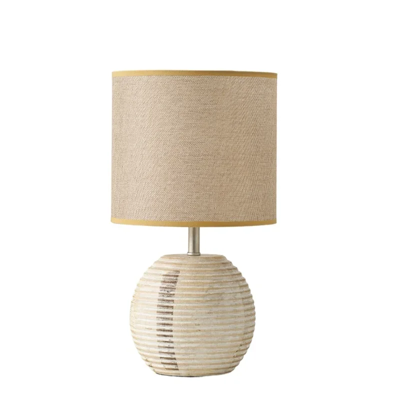 American simple solid wood table lamp, annual ring wooden bedroom bedside lamp, living room study, mini soft lighting
American simple solid wood table lamp, annual ring wooden bedroom bedside lamp, living room study, mini soft lighting