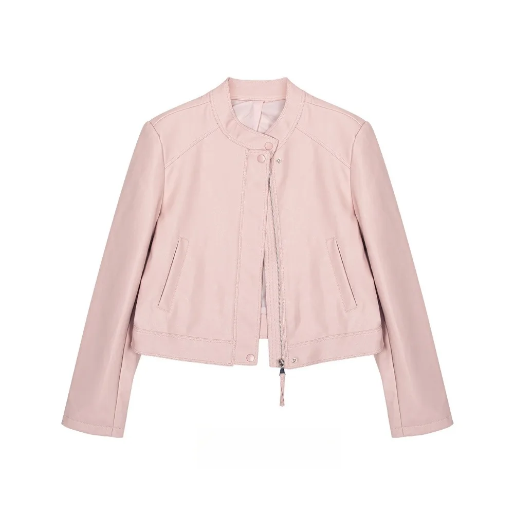 High Quality Leather Jackets Faux Leather Clothes Leather Top Luxury Leather Trench Coat Fashion Lady Women's Clothing Outwears
High Quality Leather Jackets Faux Leather Clothes Leather Top Luxury Leather Trench Coat Fashion Lady Women's Clothing Outwears