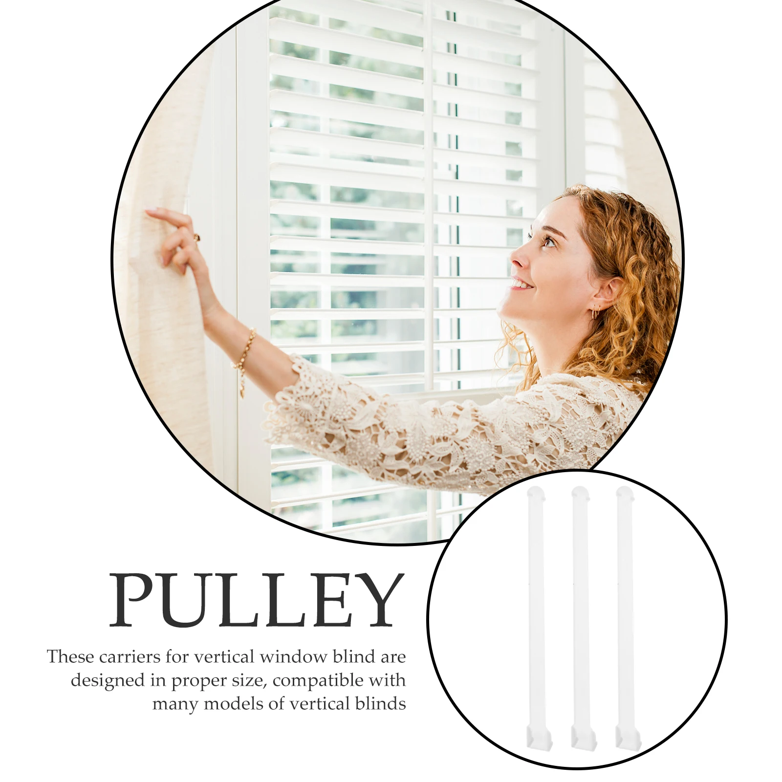 50pcs Vertical Blinds Replacement Locating Plate Plastic Curtain Connector For Office Home Repair Pulley Bead Chain Parts
50pcs Vertical Blinds Replacement Locating Plate Plastic Curtain Connector For Office Home Repair Pulley Bead Chain Parts