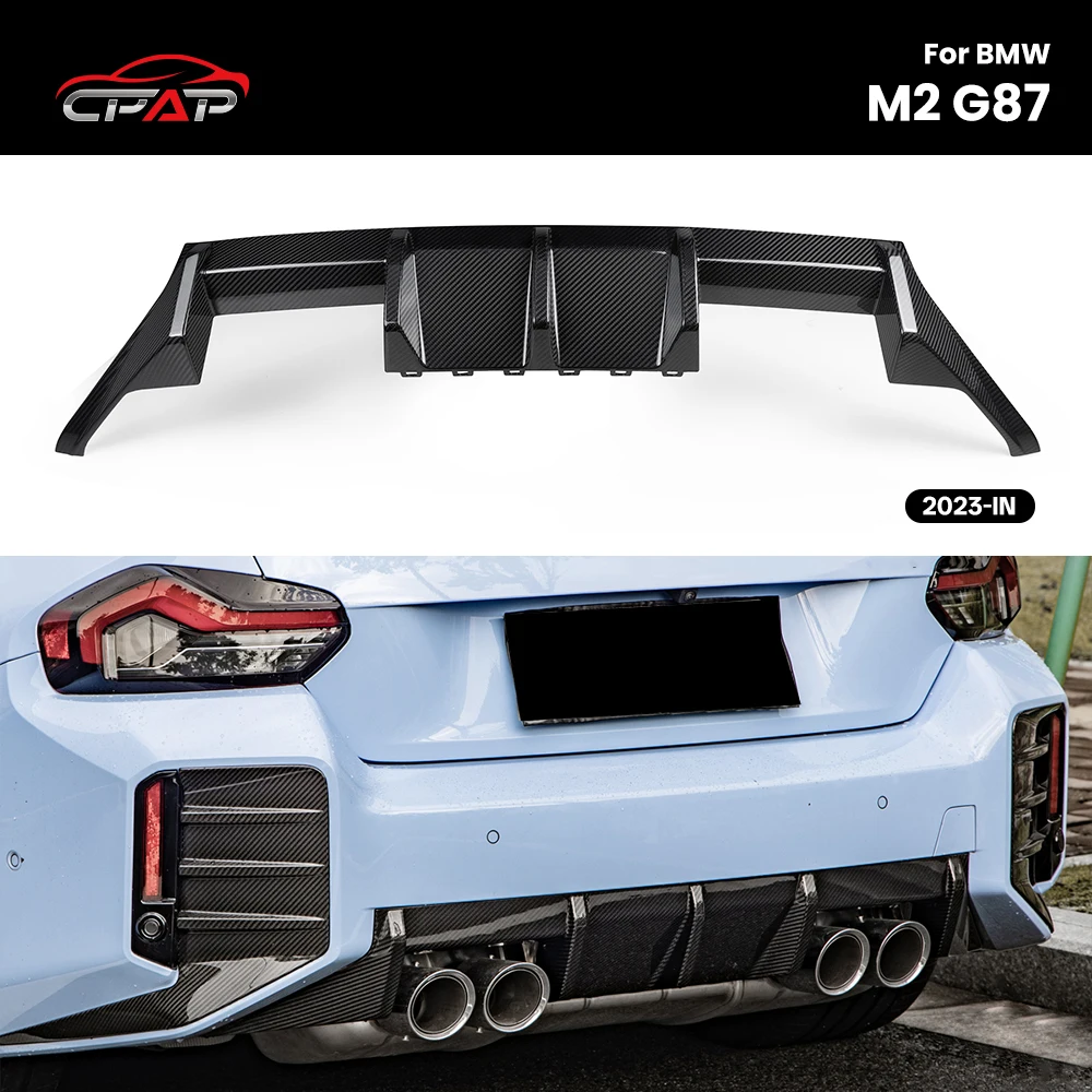Real Dry Carbon Fiber Rear Bumper Diffuser Lip Rear Splitter for BMW M2 Series G87 2023-IN MP Style Replacement
Real Dry Carbon Fiber Rear Bumper Diffuser Lip Rear Splitter for BMW M2 Series G87 2023-IN MP Style Replacement