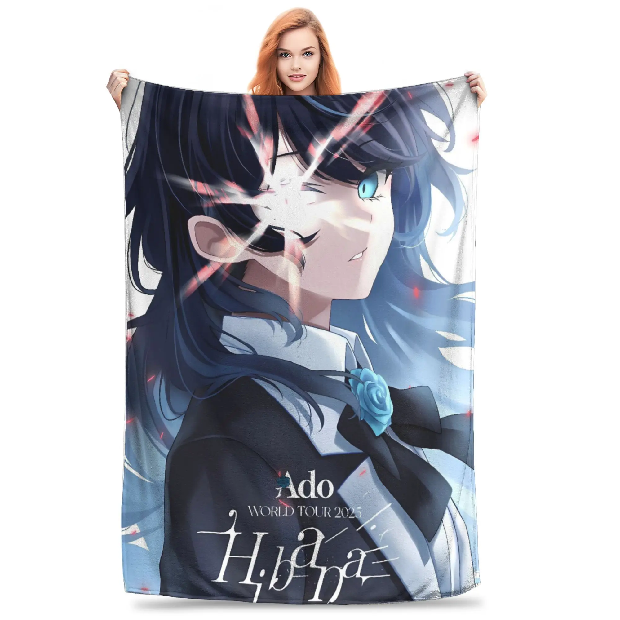 Ado WORLD TOUR 2025 Hibana Blanket Quality Soft Throw Blanket Spring Students Outdoor Fluffy Bedspread
Ado WORLD TOUR 2025 Hibana Blanket Quality Soft Throw Blanket Spring Students Outdoor Fluffy Bedspread