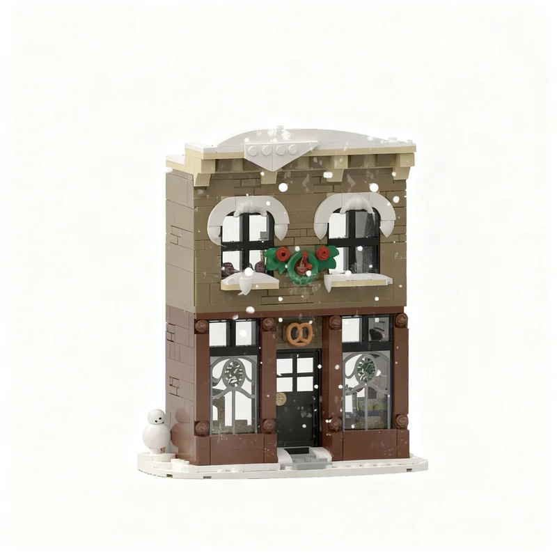 423PCS MOC Creative Winter Village Bakery Model Custom Puzzle DIY Ideas Kids Toys Birthday Gifts Gift Toy Assembly Child Blocks
423PCS MOC Creative Winter Village Bakery Model Custom Puzzle DIY Ideas Kids Toys Birthday Gifts Gift Toy Assembly Child Blocks