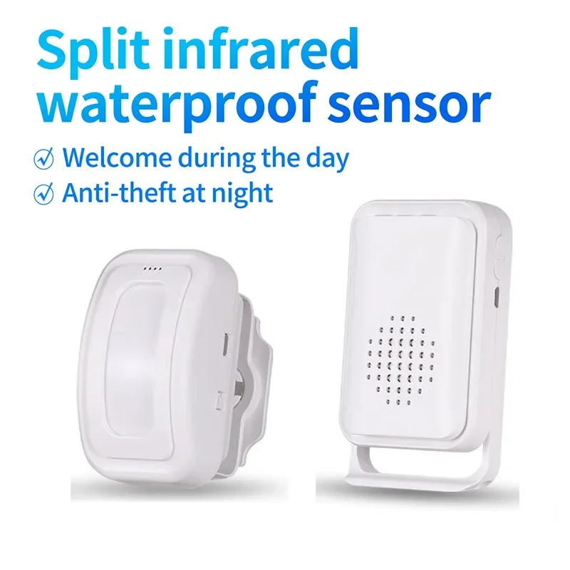 Shop Welcome Doorbell Entrance Split Smart Wireless Infrared Sensor Doorbell with Infrared Detector Induction Night Light
Shop Welcome Doorbell Entrance Split Smart Wireless Infrared Sensor Doorbell with Infrared Detector Induction Night Light