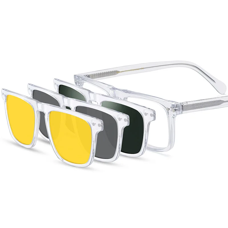 Myopia glasses frame ultra-light glasses magnetic clip night vision polarized 3D lenses glasses
Myopia glasses frame ultra-light glasses magnetic clip night vision polarized 3D lenses glasses