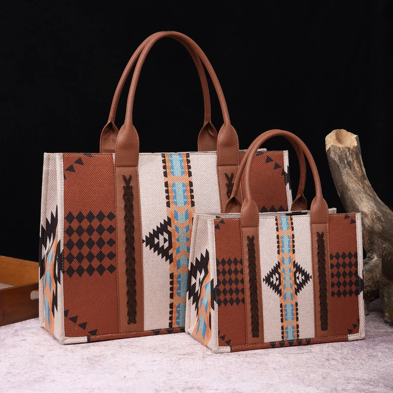 Retro Cotton and Hemp Printed Western Women's One Shoulder Bohemian Handheld Crossbody Tote Bag Vip Luxury Bolsas Para Mujeres
Retro Cotton and Hemp Printed Western Women's One Shoulder Bohemian Handheld Crossbody Tote Bag Vip Luxury Bolsas Para Mujeres